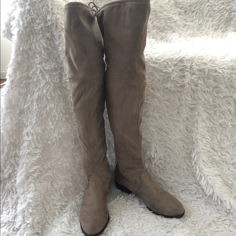 COPY - Unisa Unadivan Over-The-Knee Boots, Taupe Sz 8